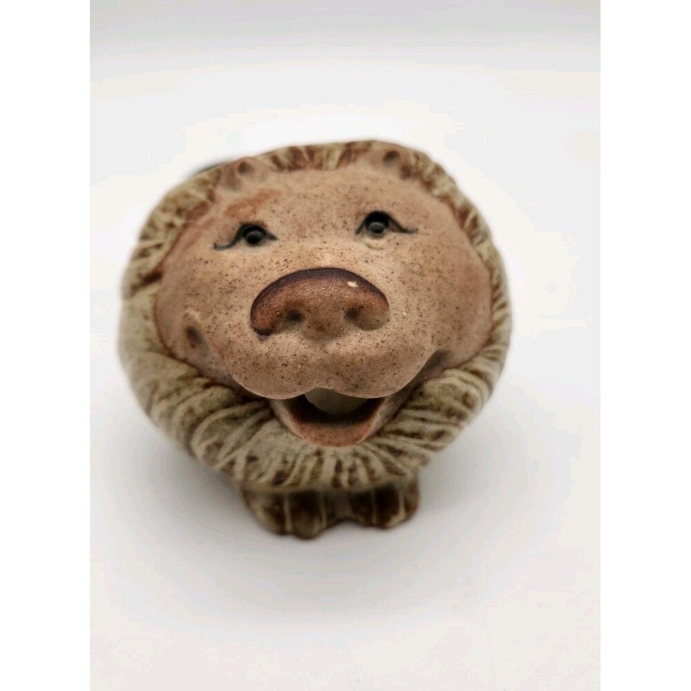 Vintage UCTCI Japan Stoneware Lion Creamer MCM